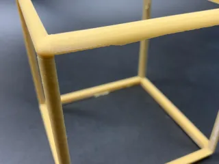 Wireframe Shape Cube