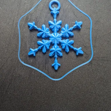 Snowflake Christmas Tree Ornament-1
