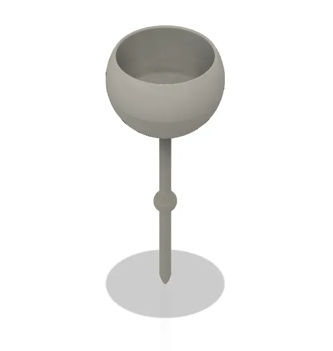 Strand wijnglas