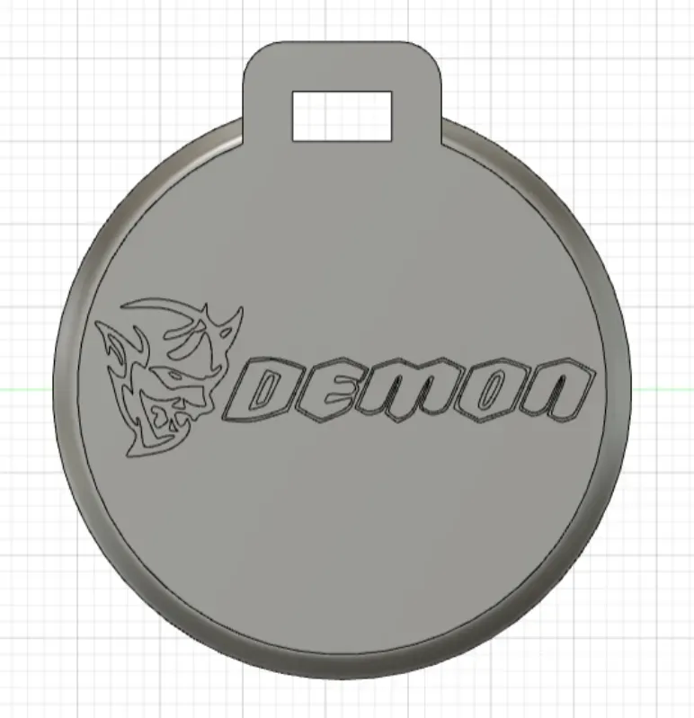 Pendentif porte clé Dodge Demon / Dodge Demon Key ring