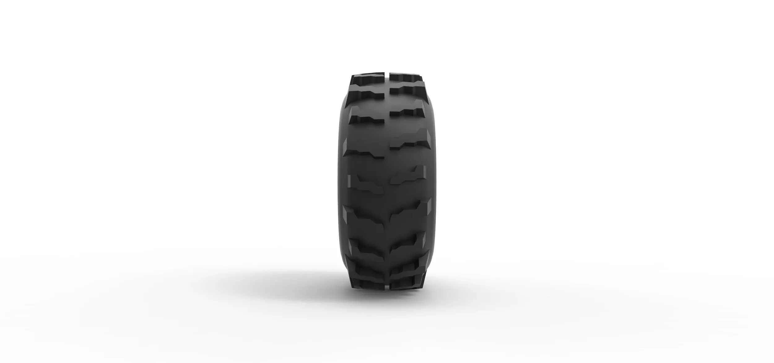 Front wheel from Mud dragster Version 3 Scale 1:25
