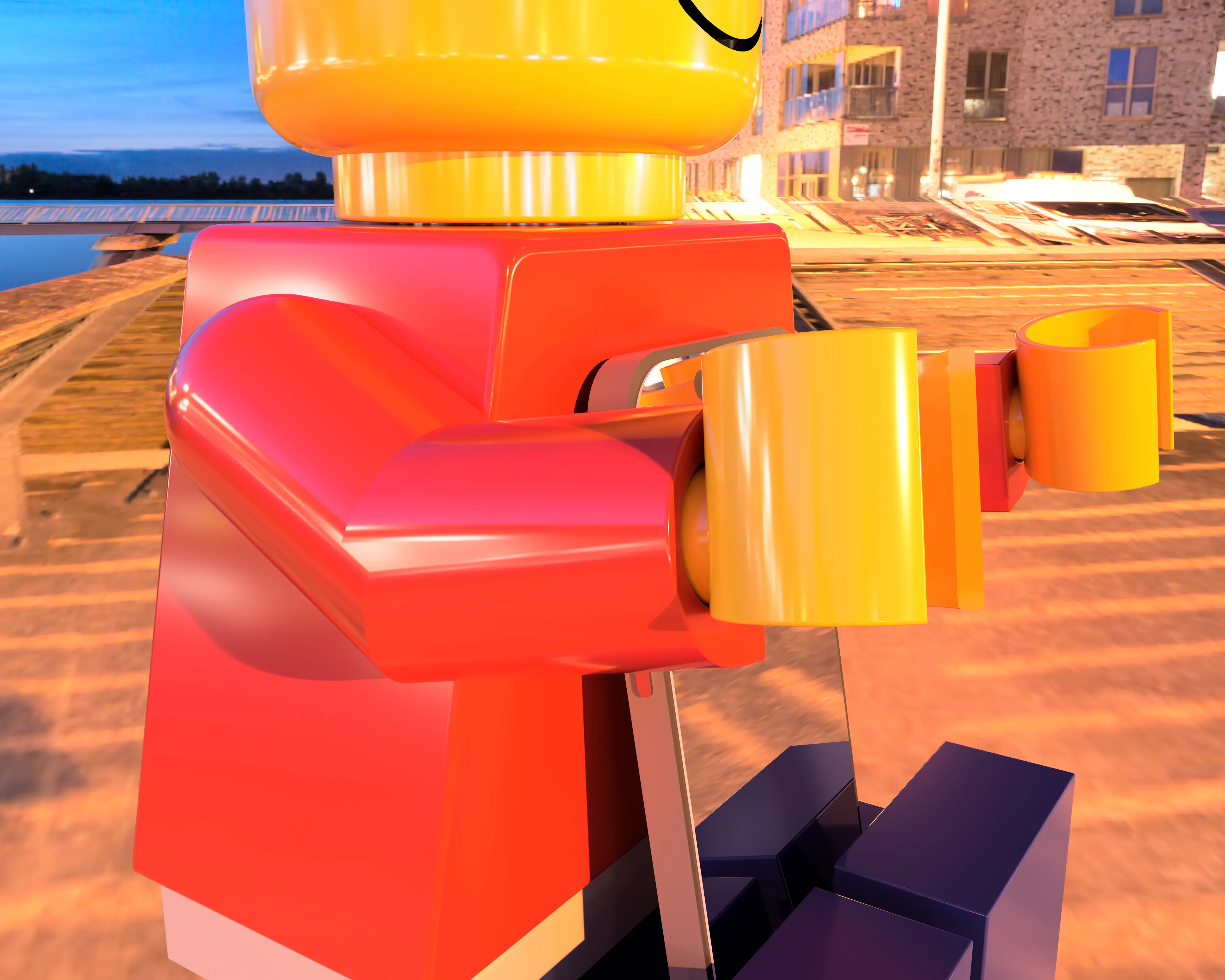 Minifigure left arm STD 3D models download Creality Cloud