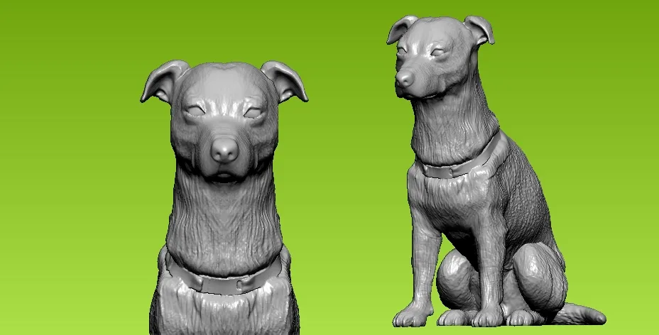 Tweed-russell-terrier dog model - 3D print