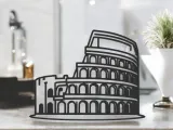 Colosseum Line Art - Desktop Line Art-0