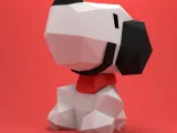 Snoopy low poly-3