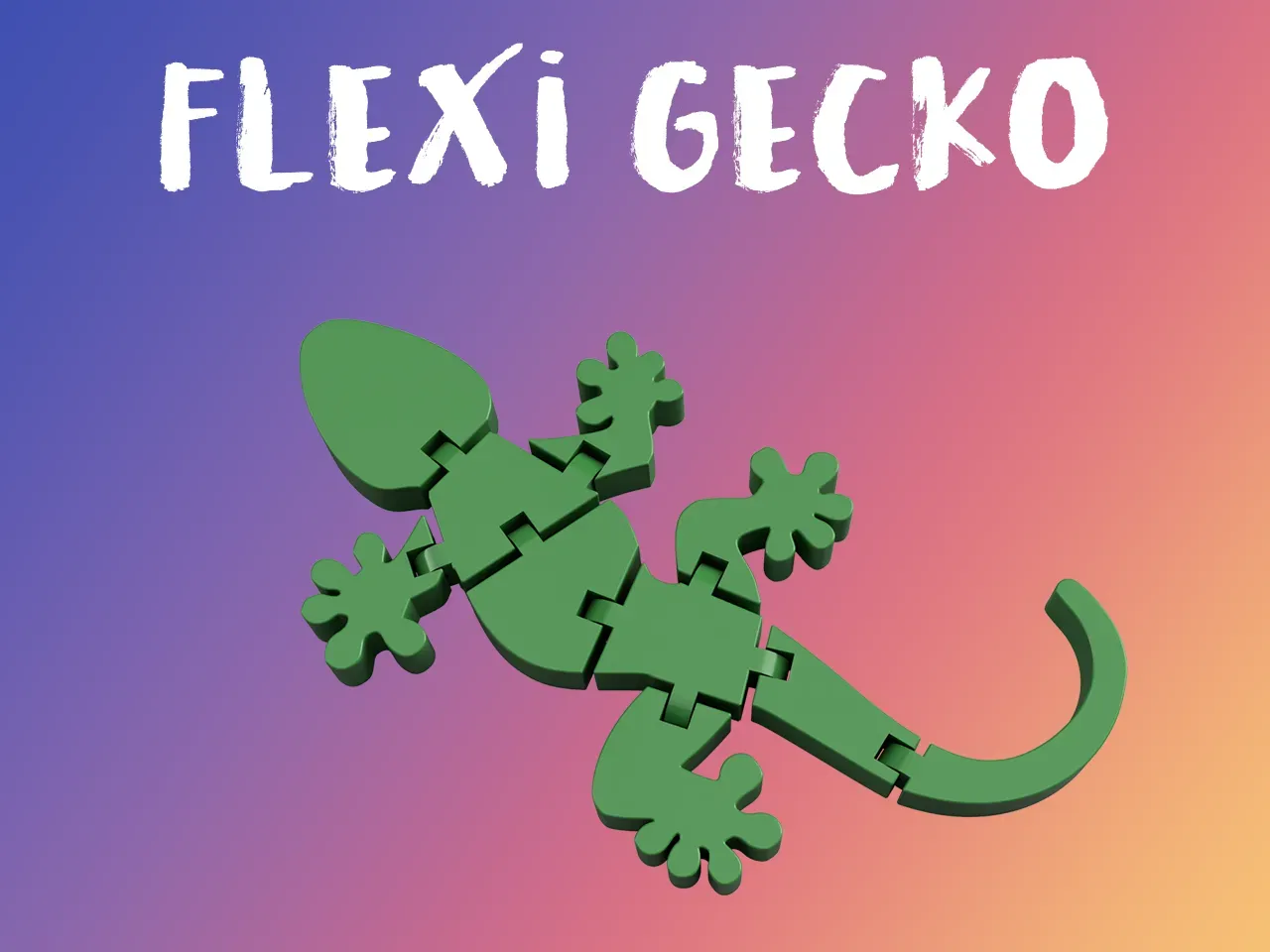 Llavero Flexi Gecko