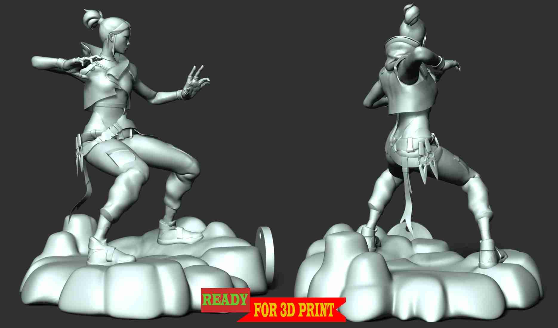 Jett - Valorant | 3D models download | Creality Cloud