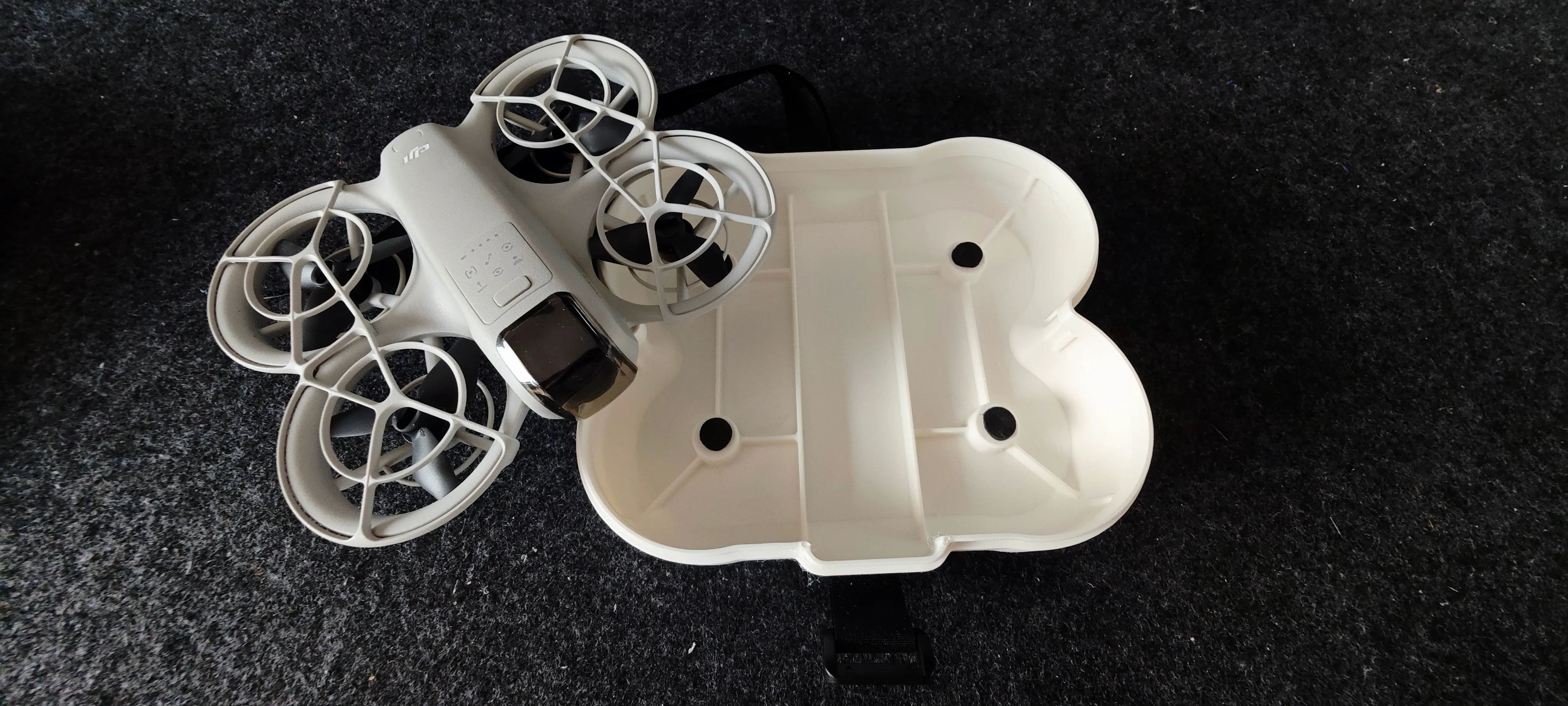 Universal DJI Neo transport box with bumper and parts drawer