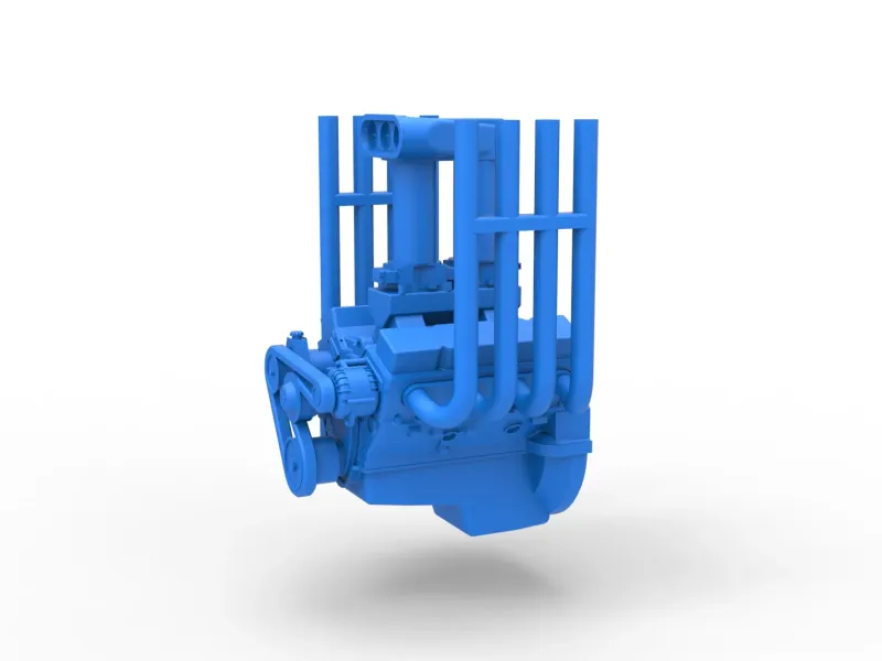 Engine V8 for Vintage Monster truck Scale 1:25