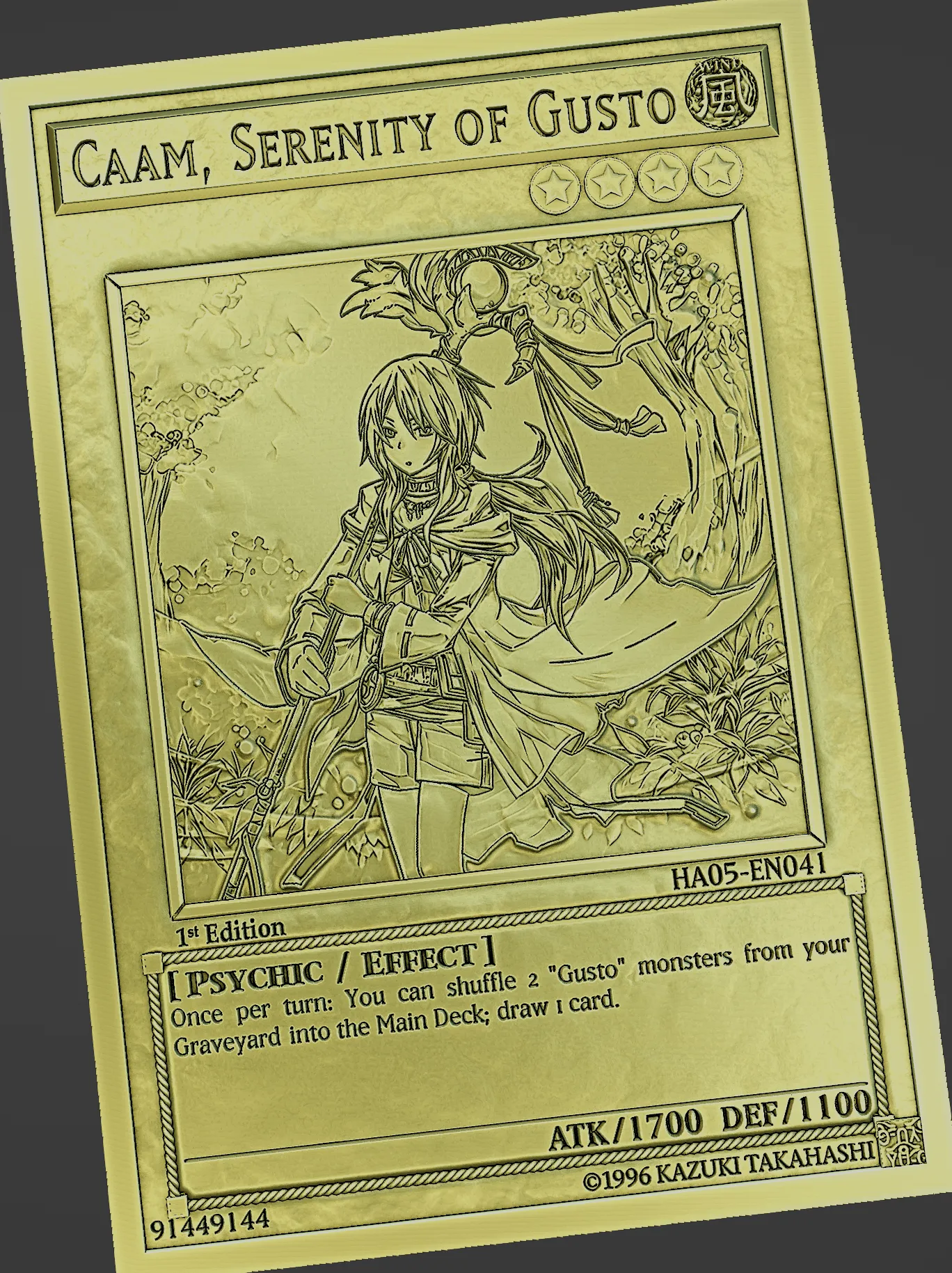 Caam, Serenity of Gusto - yu-gi-oh!