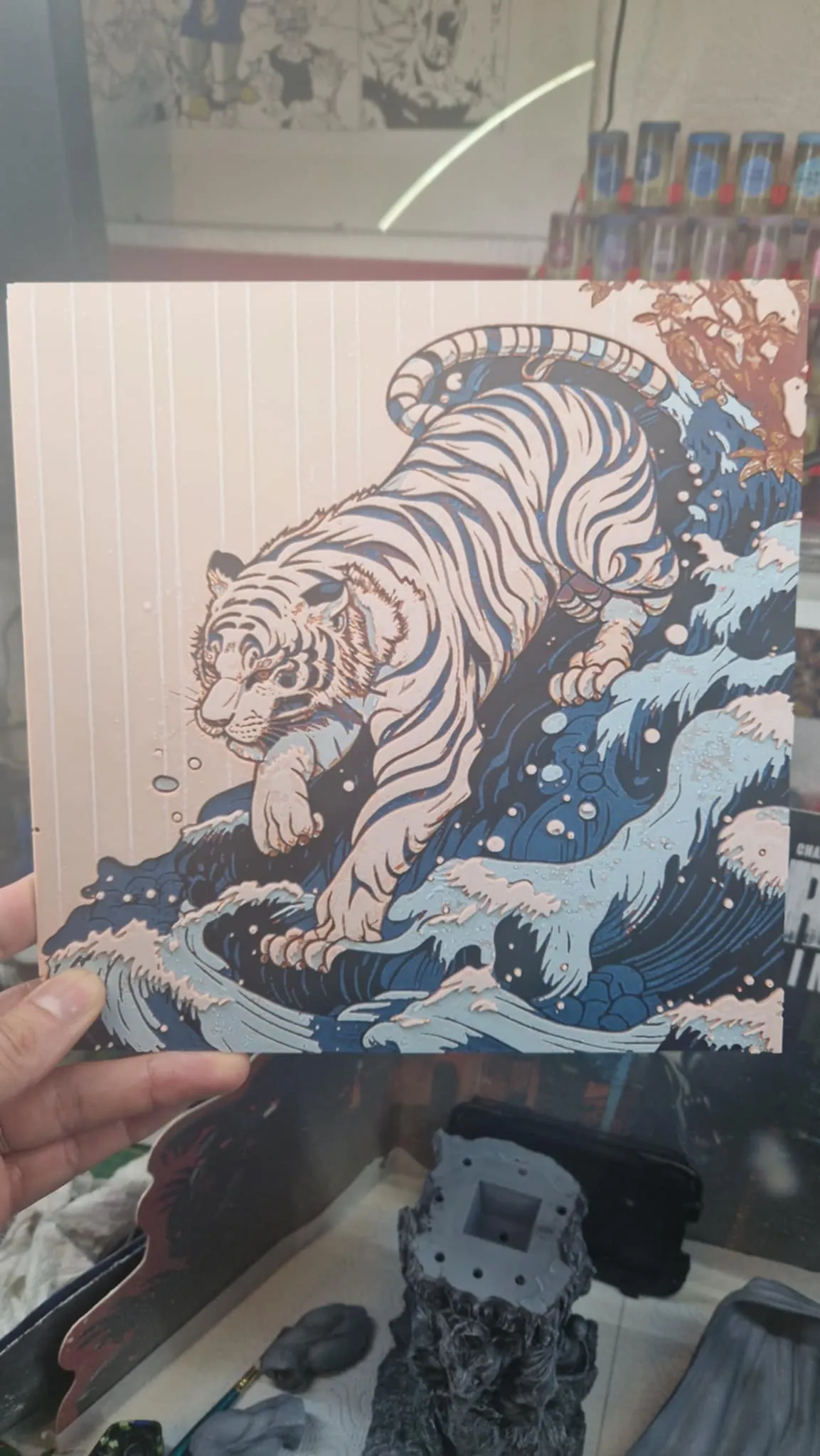 Hueforge Files 3D Printer Files | 3MF File | Japanese Tiger Hueforge | Creality Cloud