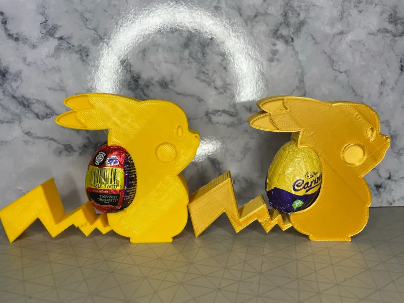 Pikachu Cream Egg Holder