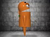 Repo Orange STL file Repo Rocky 3D Model Character Fanart-5
