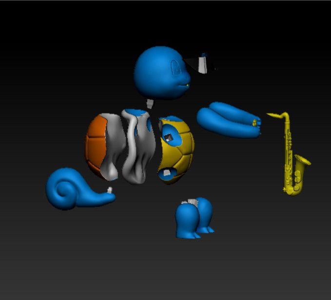 POKEMON SQUIRTLE SAXOFÓN