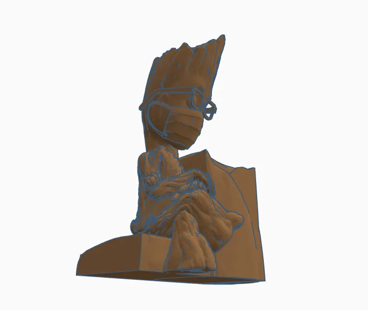 Groot nerd desk organiser