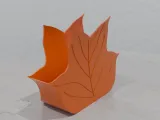 Tuliptree leaf Vase-0