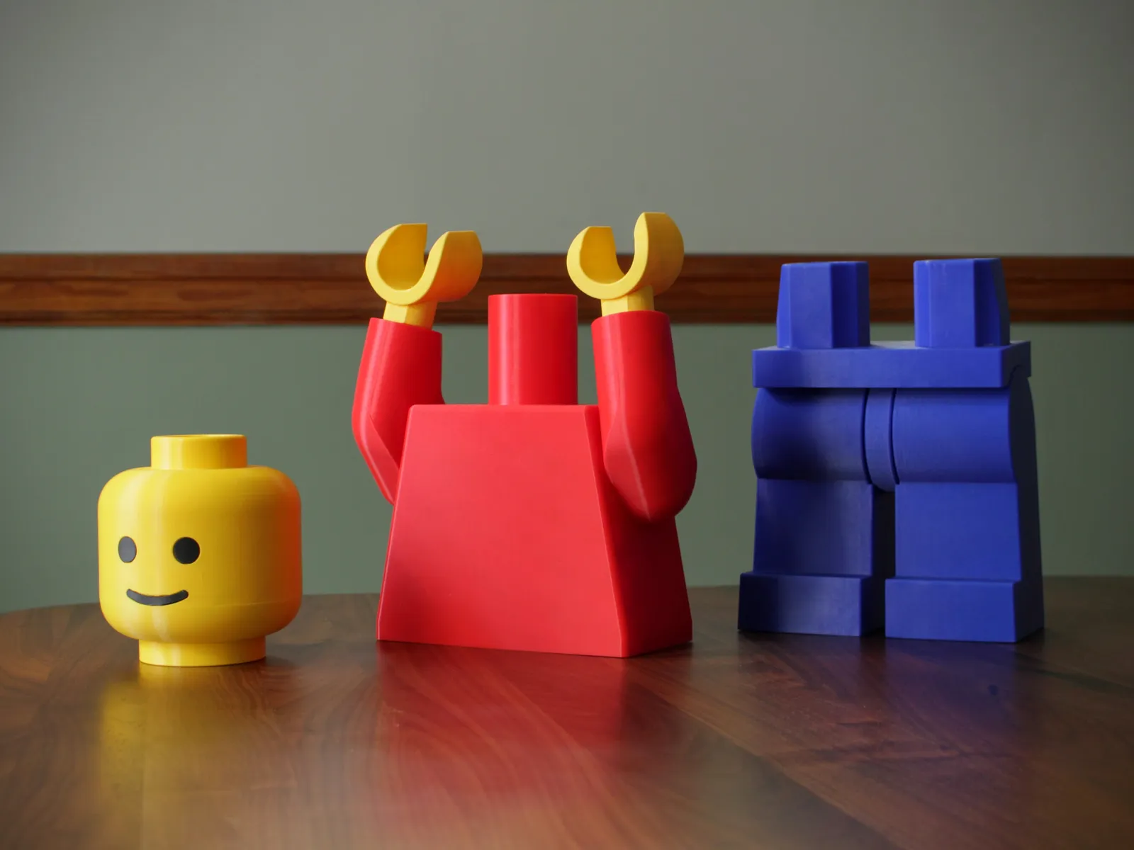 Mega Lego-like Minifigure (10:1 scale)