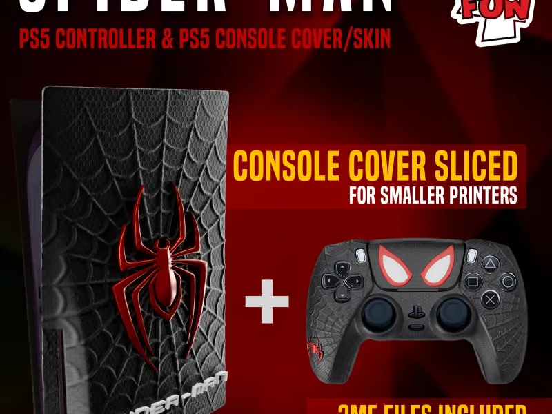 Spider-man PS5 Controller et PS5 Cover pour console
