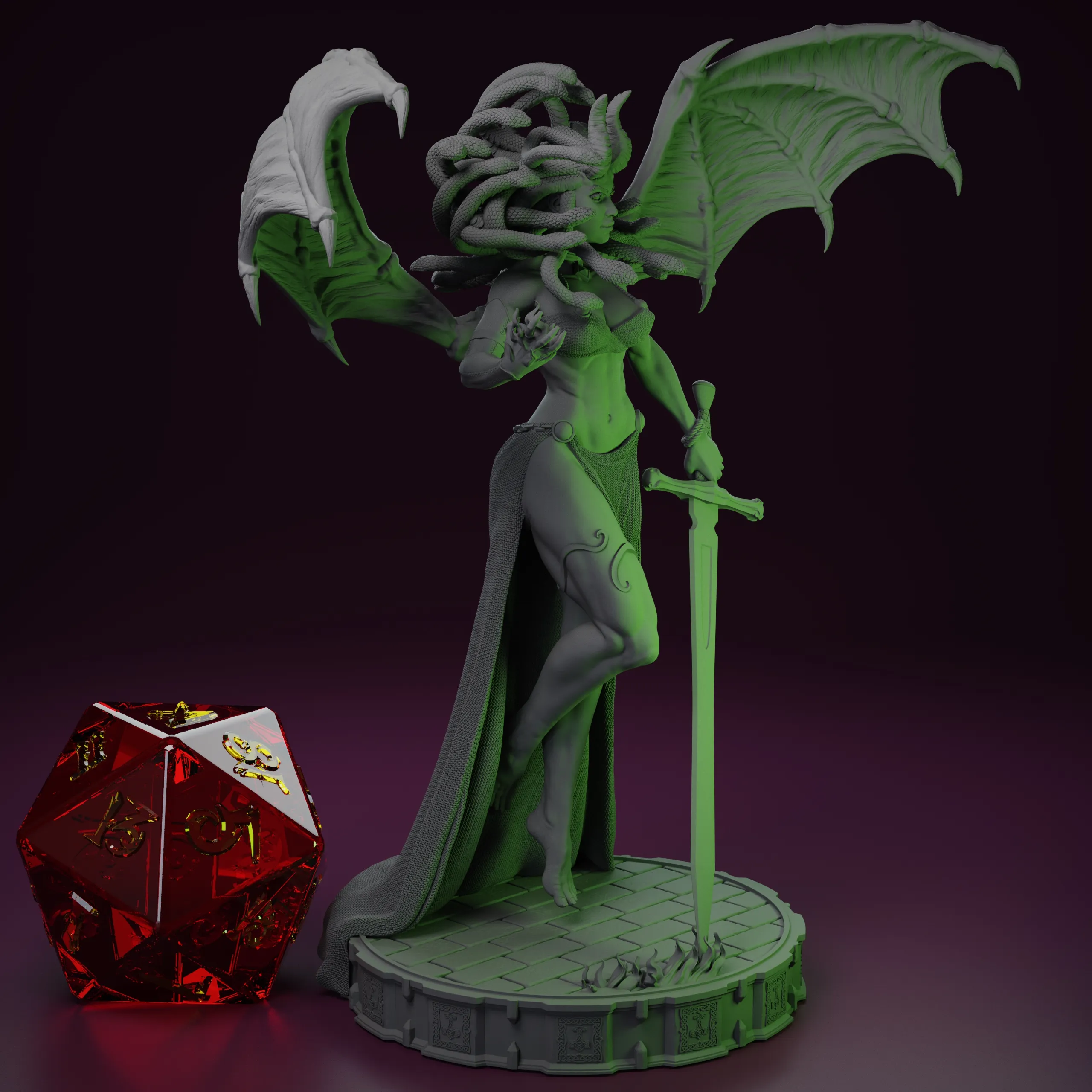 Succubus Medusa - Tabletop game miniature