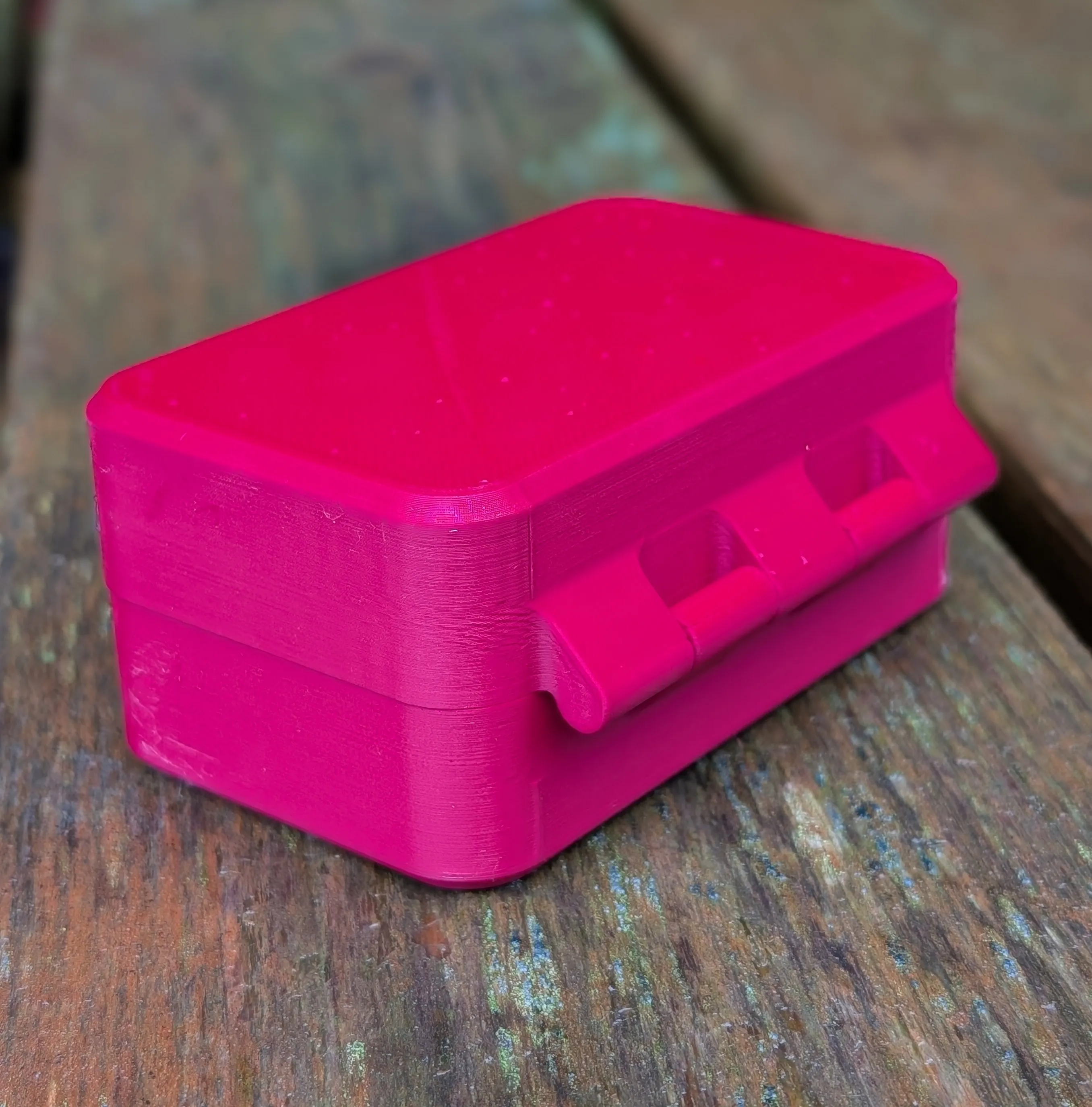 Print-In-Place Hinged Snap-Fit Box
