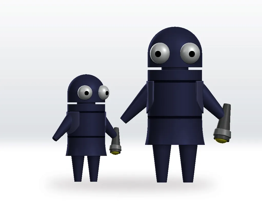 Repo Purple STL file 3D Model Character Fanart