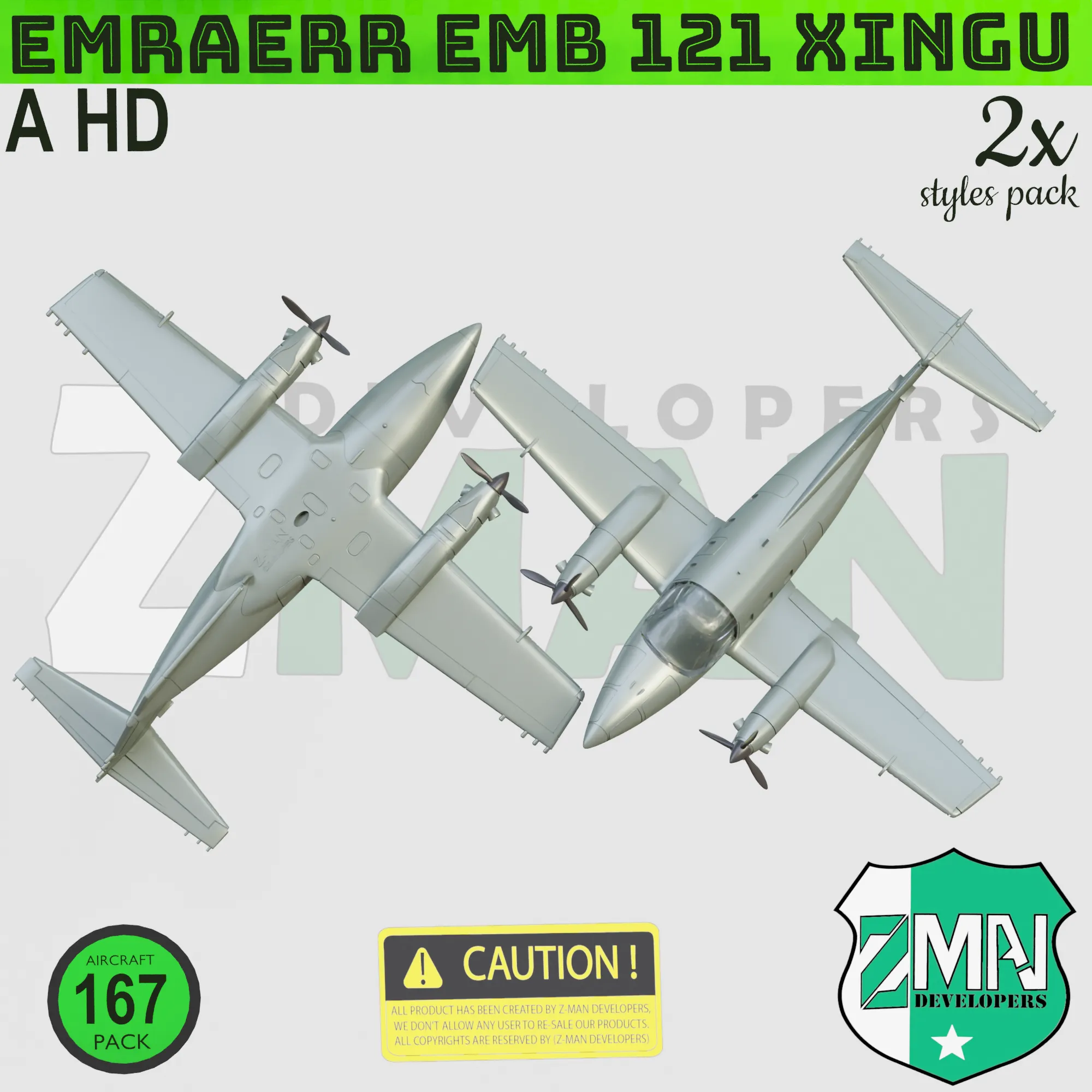 EMBRAER EMB-121 XINGU (2 EN 1)