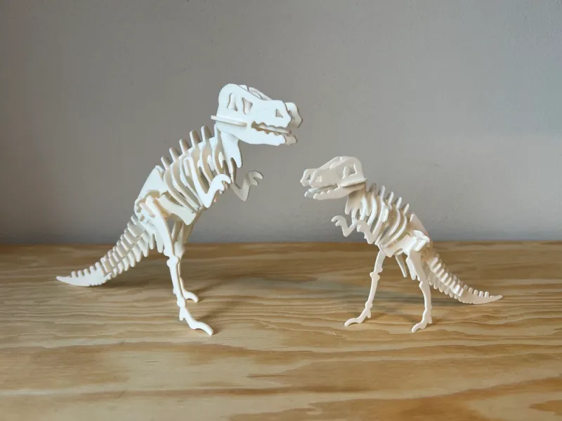 T-Rex 3D Puzzle Kit Card