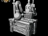 The old robot with the bulb-0
