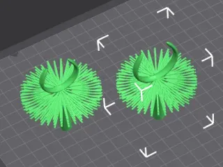 3D Printed PomPom ring