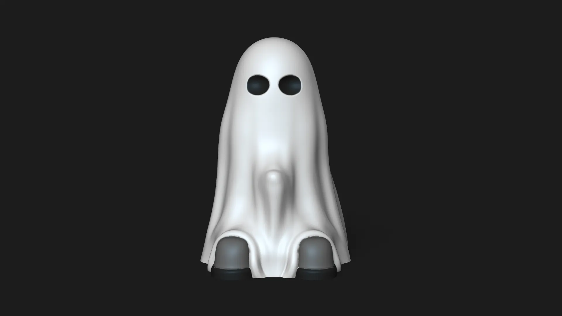 Funny Naughty Ghost Halloween - Creative Decor Keychain