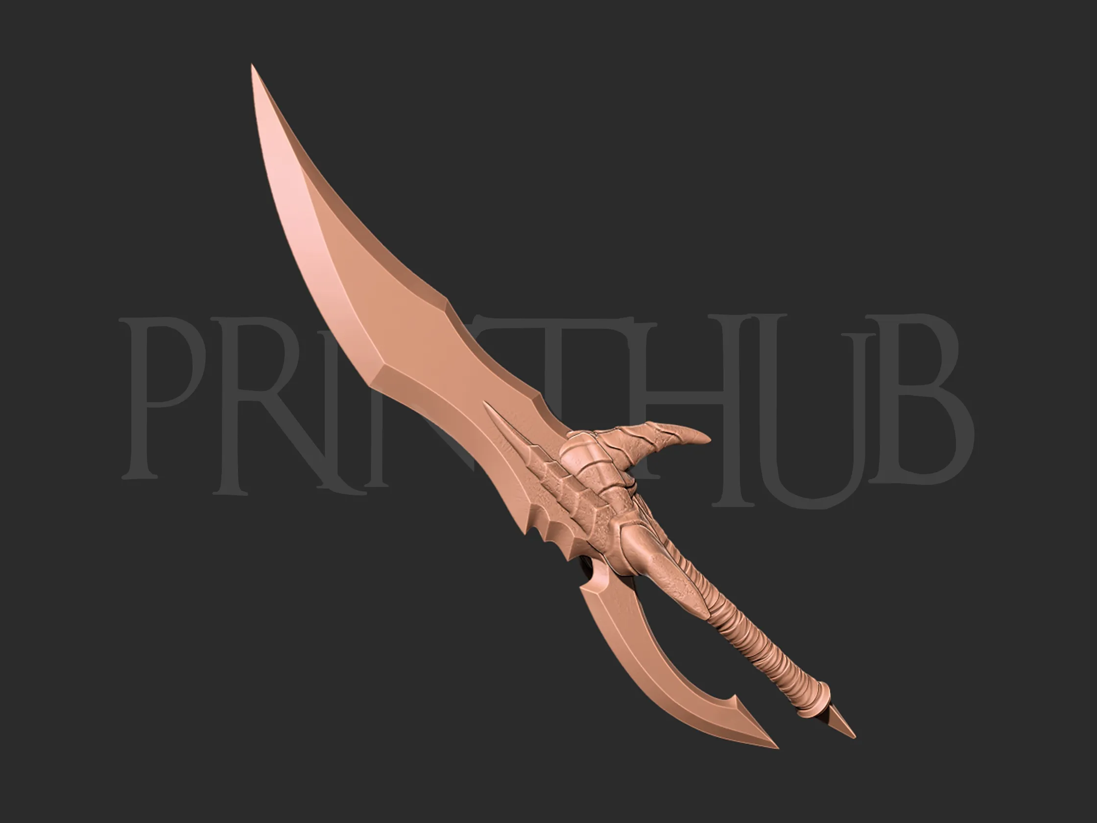 Rasaka Fang Dagger Cosplay Solo Leveling 3d print