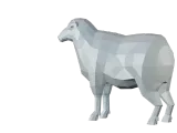 Low Poly Sheep-5