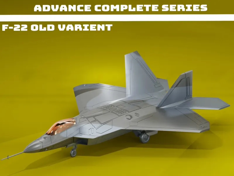 F-22 RAPTOR STEALTH AVION DE LUPTĂ (8 ÎN 1) V1