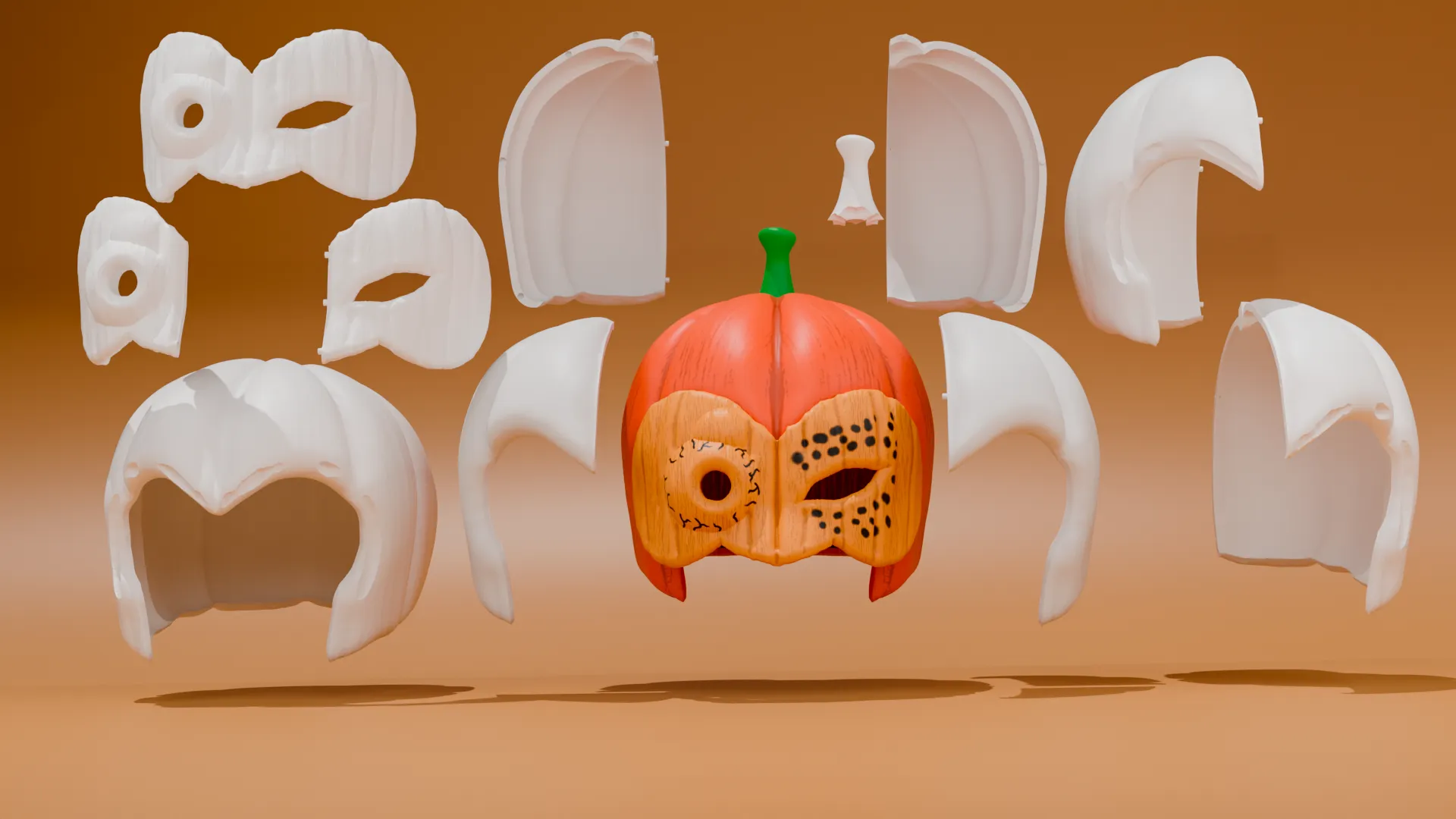 Pumpkin Night mask Cosplay