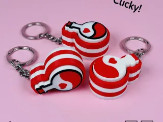 Love Potion Clickers ❤️✨, Clicky Keychain