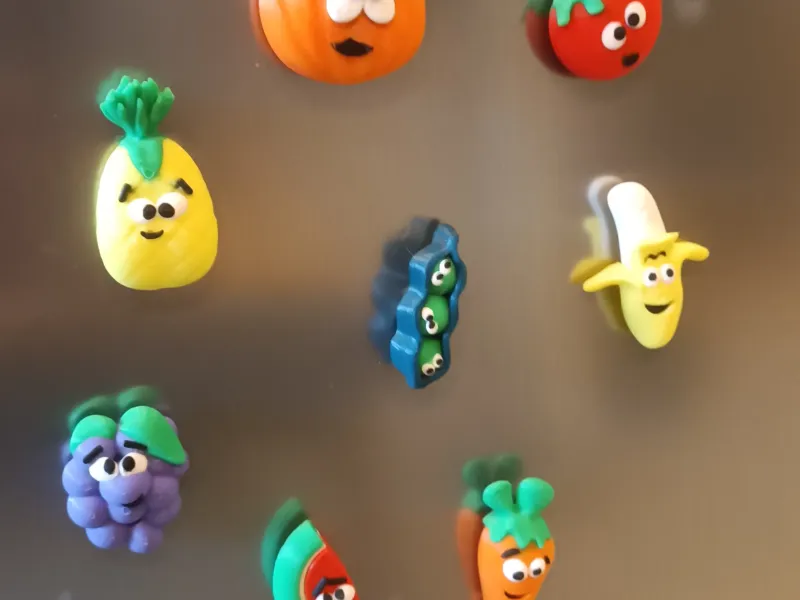 Aimants fruits et légumes