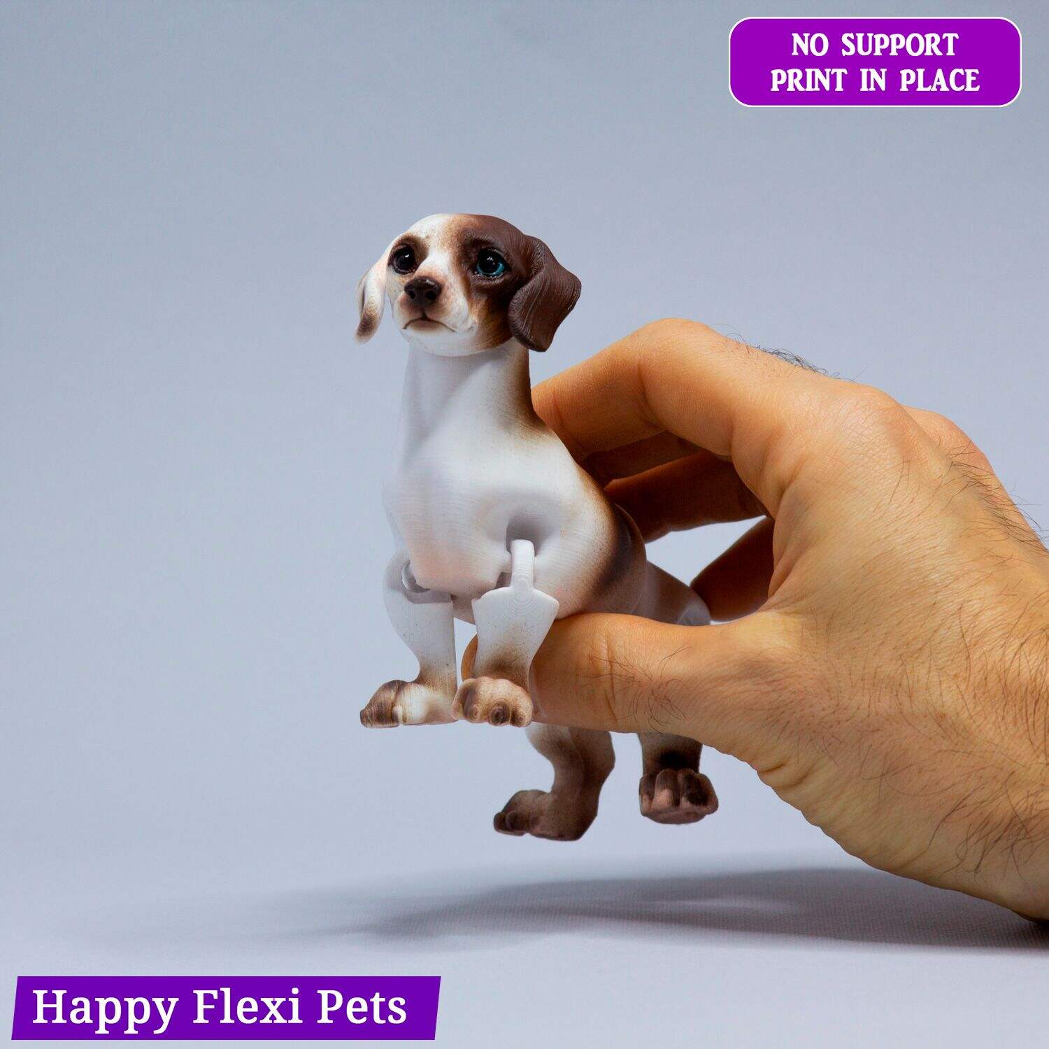 Weenie the dachshund (sausage dog, dackel) articulated toy