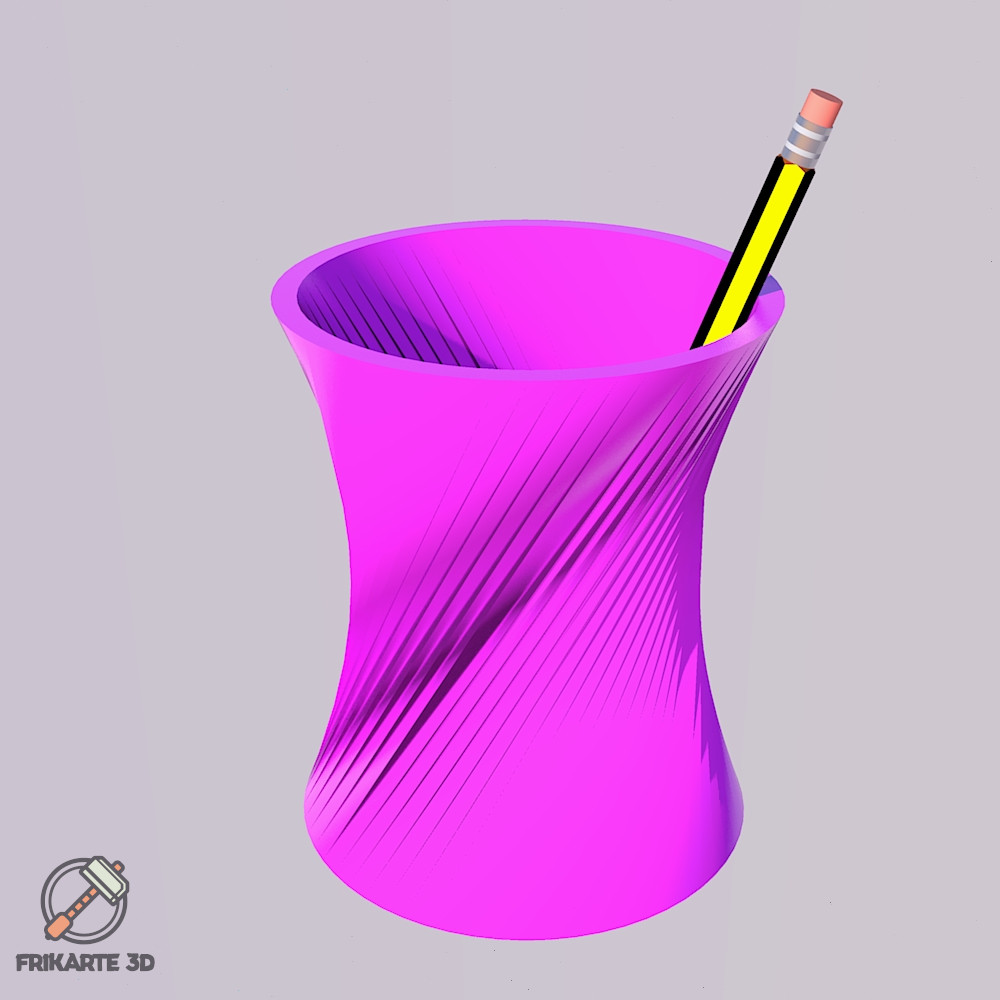 Helicoidal Pen Holder 🗑 3D models download Creality Cloud