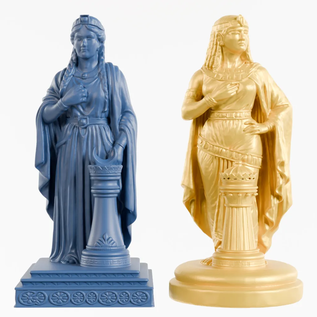 Roman vs Carthage, Historical Chess Set, 3D Printable STL-7