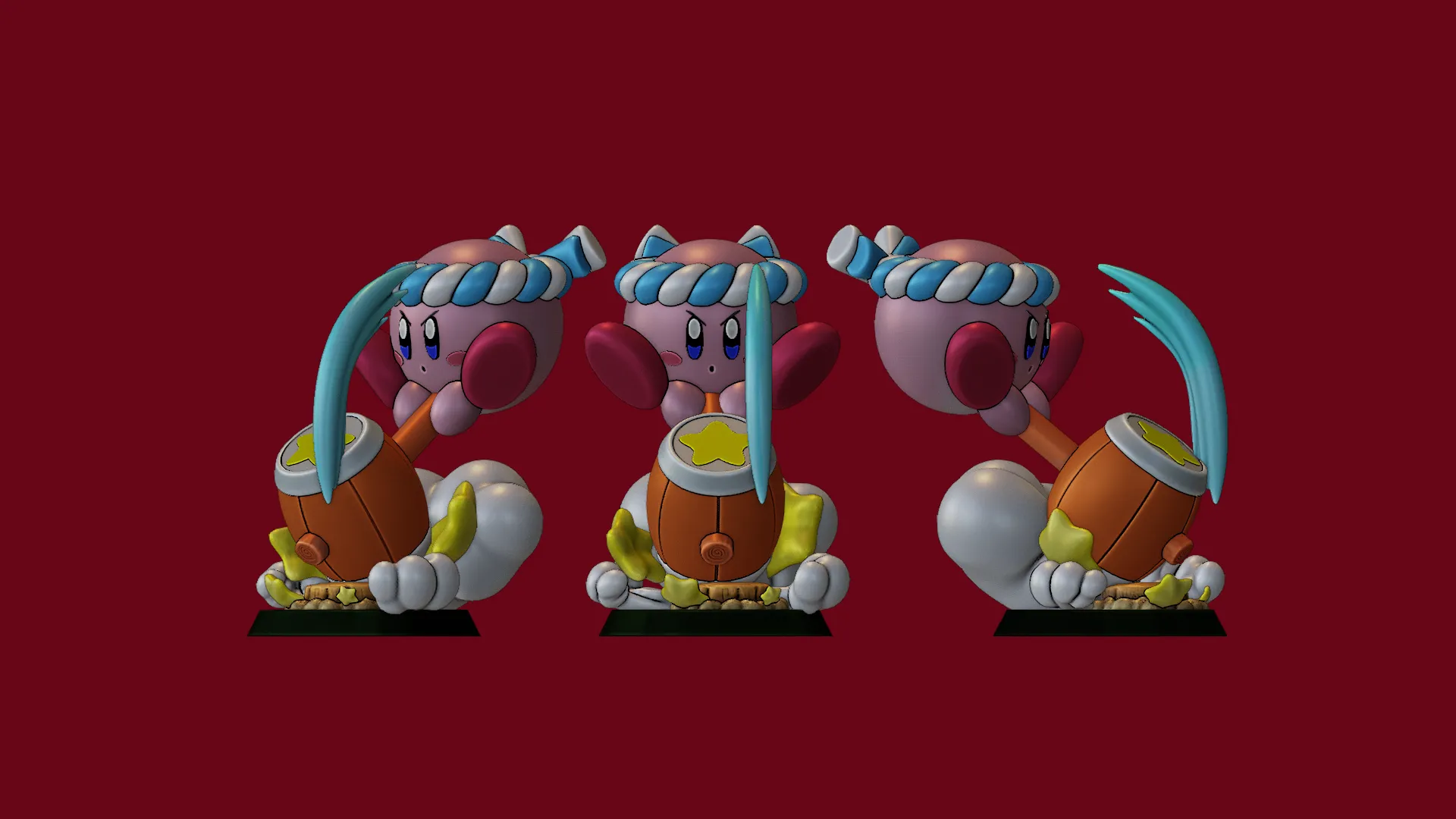 KIRBY WITH HAMMER