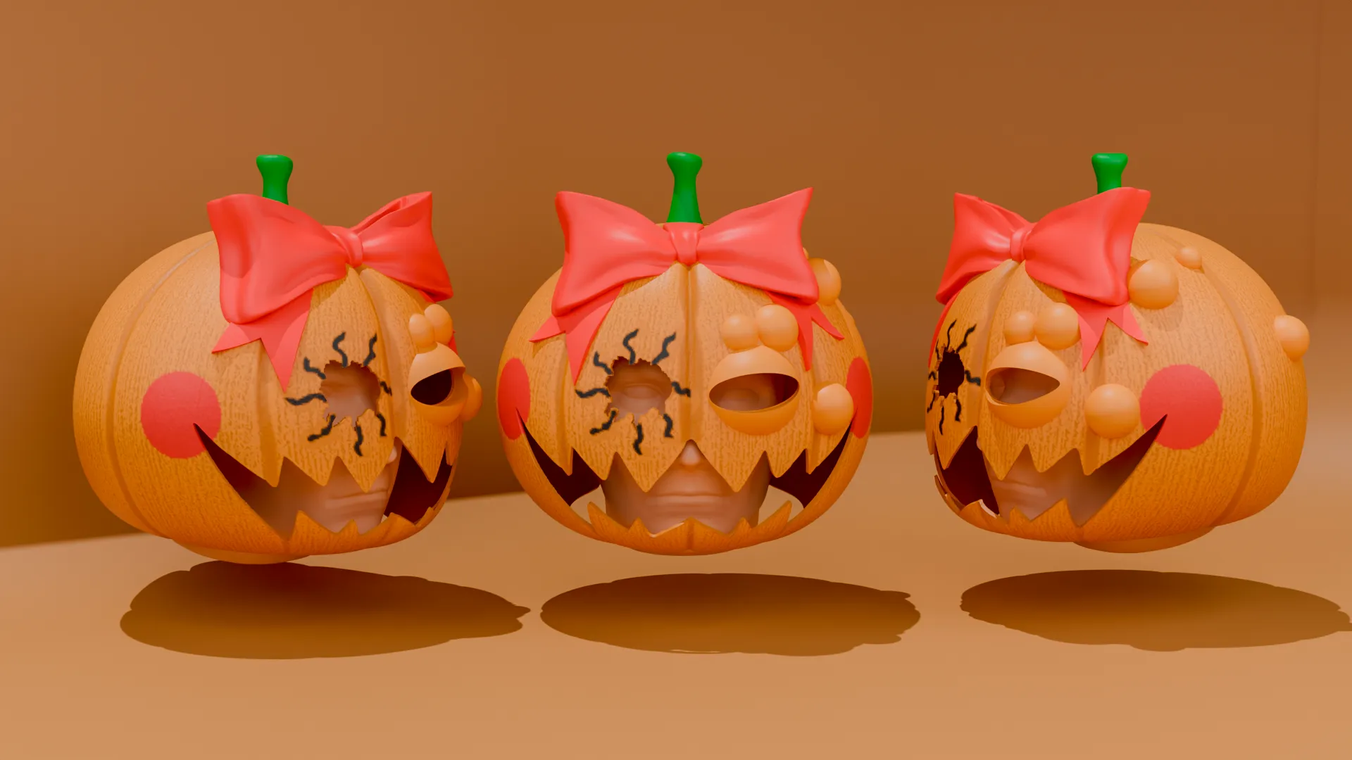 Pumpkin Night mask Cosplay
