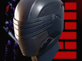 Snake Eyes Helmet Cosplay