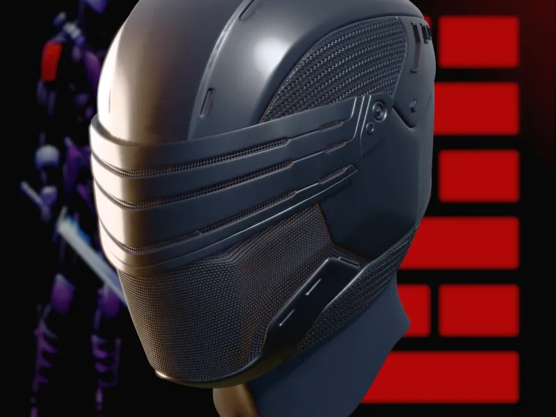 Snake Eyes Helmet Cosplay