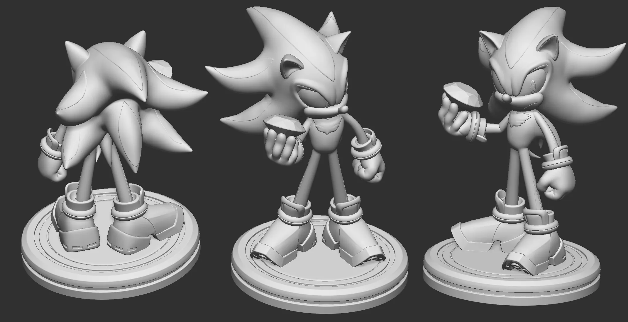 Shadow the Hedgehog with Chaos Emerald