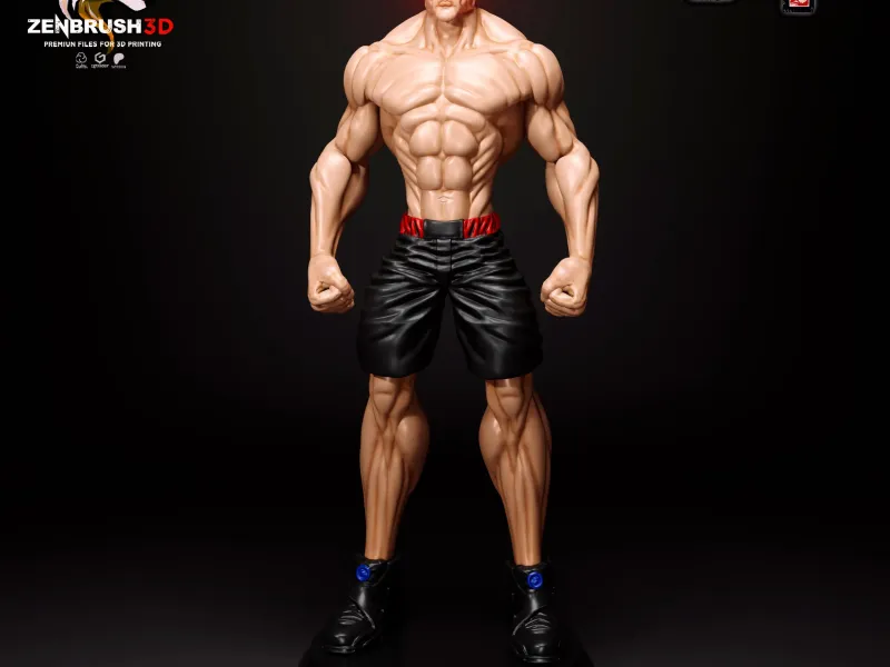 Jack Hanma - Baki 3D-printen