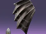 Armatura ad ala d'anca di Sauron Il signore degli anelli 3D DOWNLOAD DIGITALE-2