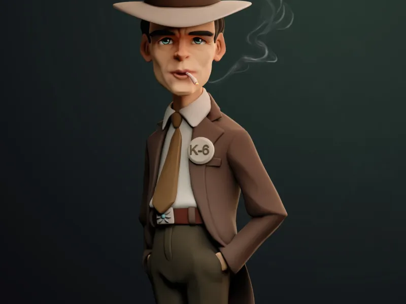 Oppenheimer Cillian Murphy Stilizat