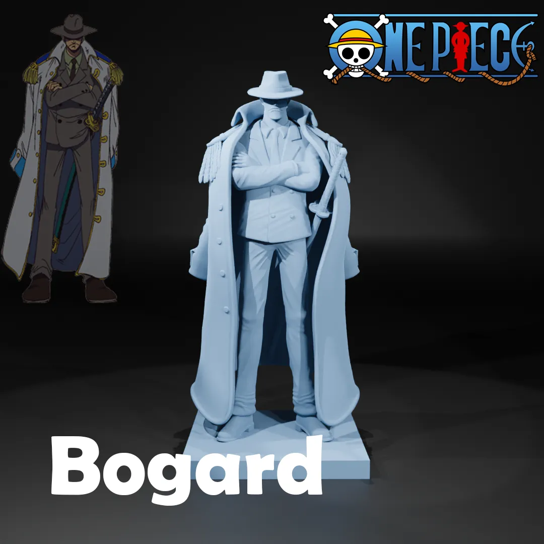 Bogard fanart - One piece - 3d Print