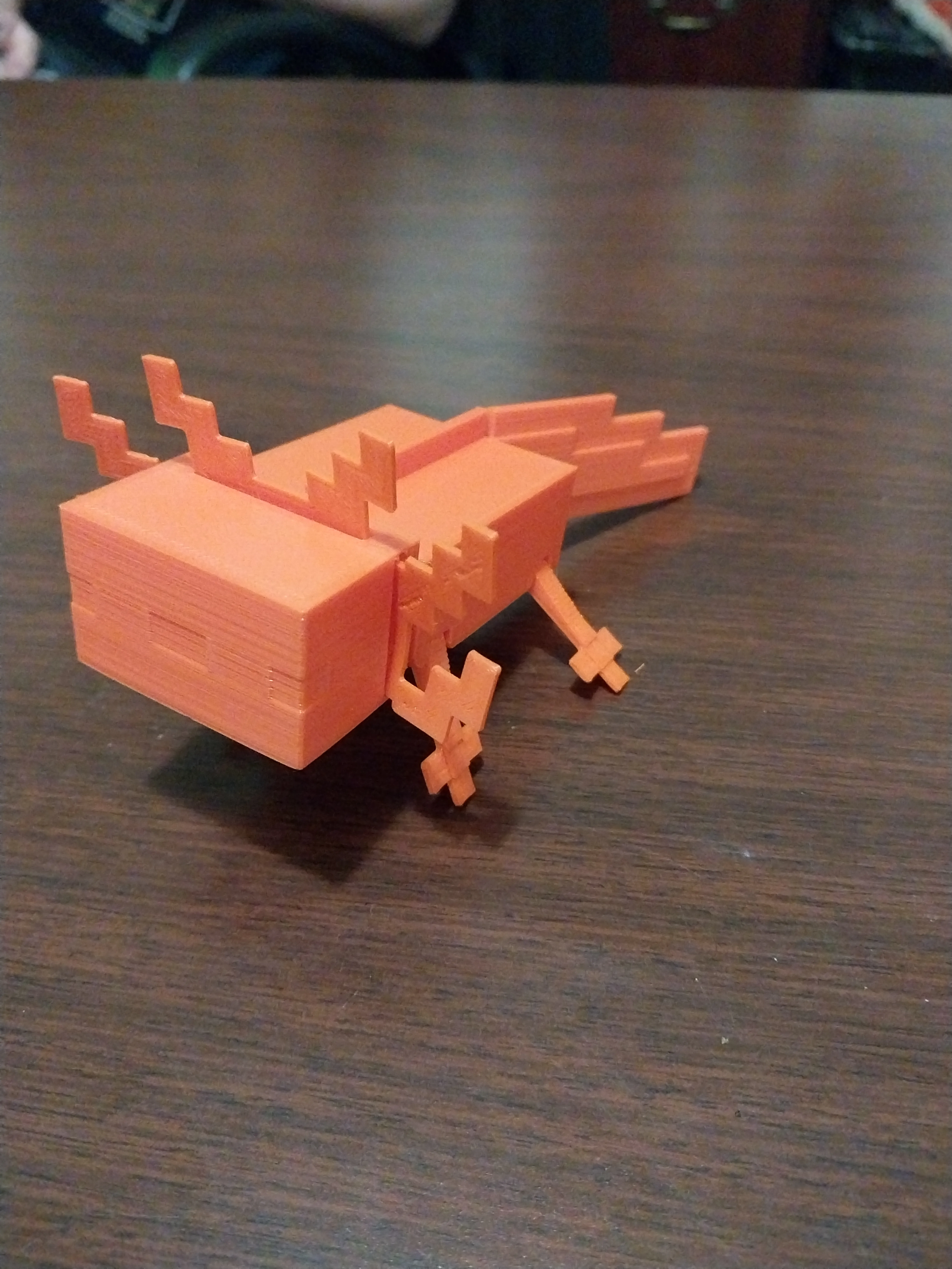 Articulated Minecraft Axolotl