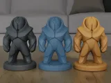 Guardian Warrior Figure 3D Print Model-1